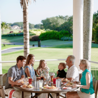 Family Enjoying Meal