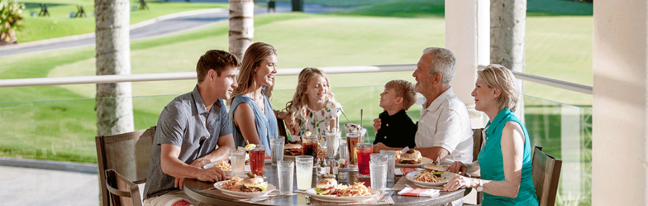 Family Enjoying Food Together